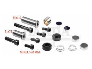 MCK1254-MERITOR-CALIPER DUST RUBBER & PIN REPAIR KIT